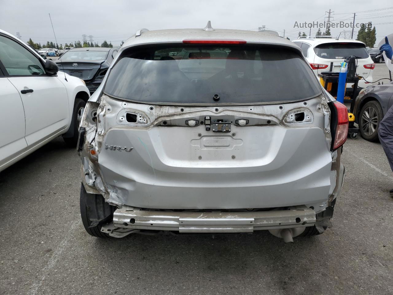 2016 Honda Hr-v Exl Silver vin: 3CZRU5H77GM754315