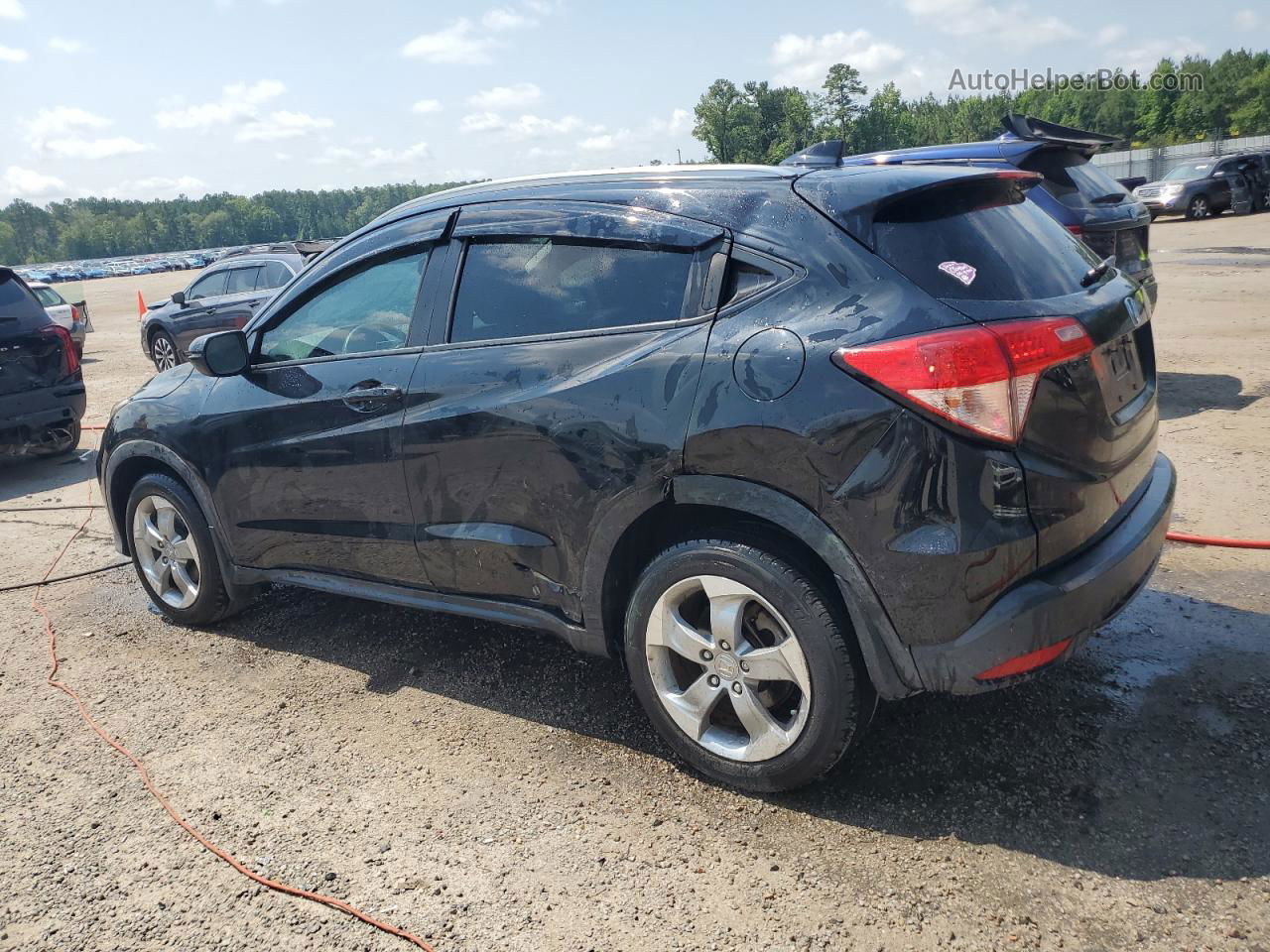 2017 Honda Hr-v Exl Black vin: 3CZRU5H77HM704063