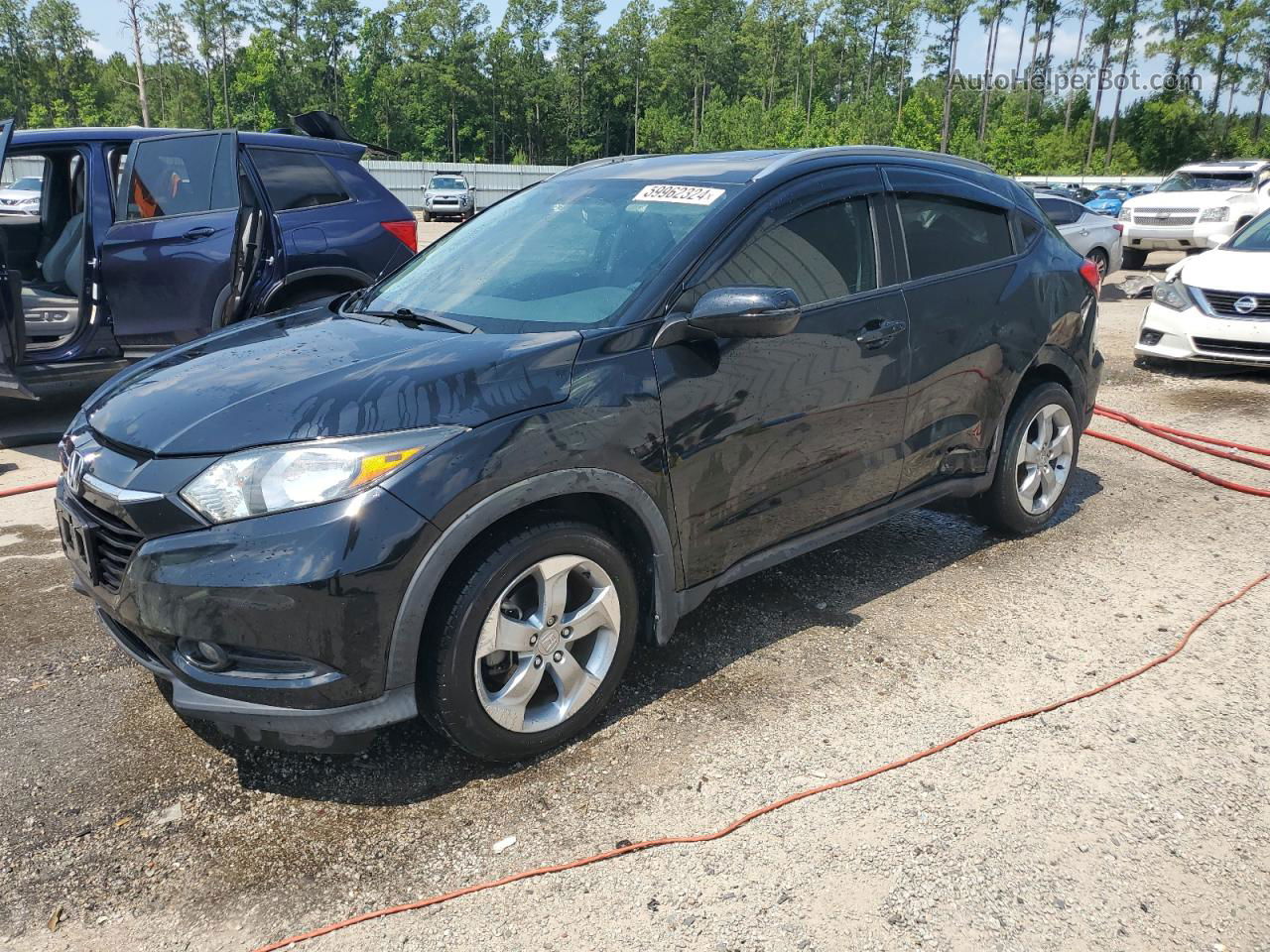 2017 Honda Hr-v Exl Black vin: 3CZRU5H77HM704063