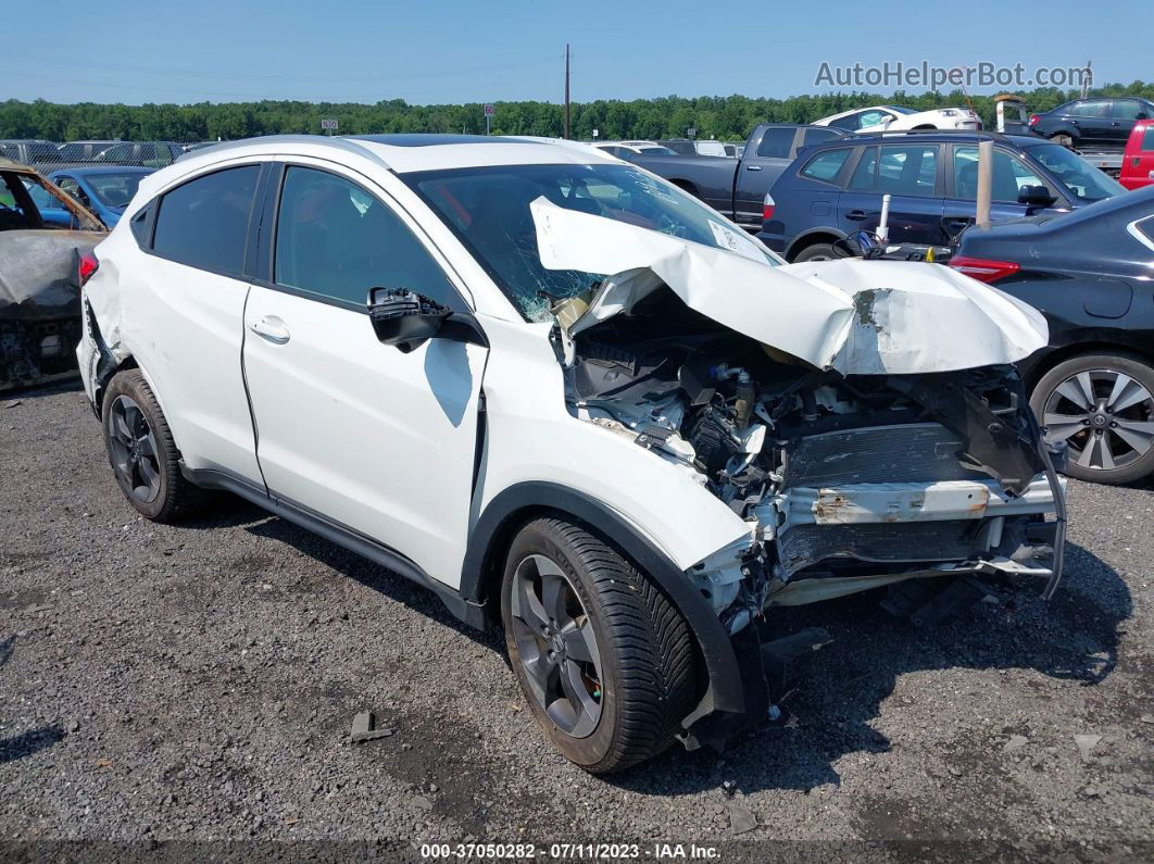 2018 Honda Hr-v Ex-l Navi White vin: 3CZRU5H77JM706952