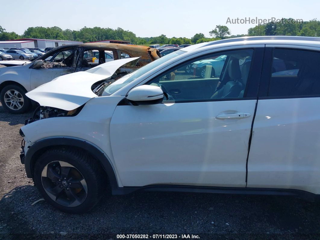 2018 Honda Hr-v Ex-l Navi White vin: 3CZRU5H77JM706952