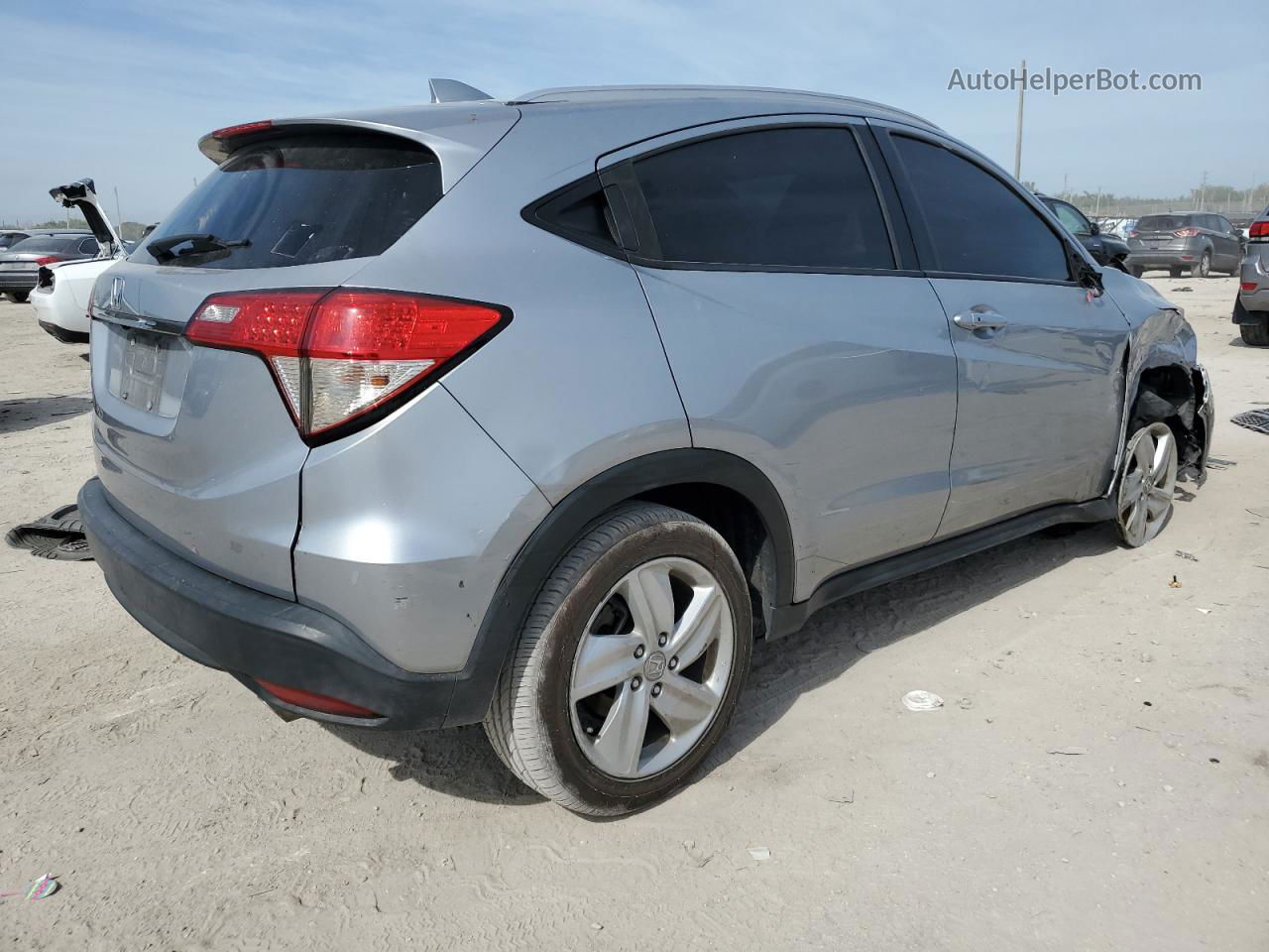 2019 Honda Hr-v Exl Silver vin: 3CZRU5H77KM706709