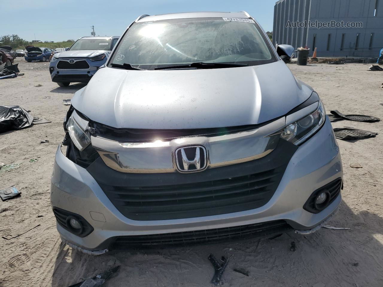 2019 Honda Hr-v Exl Silver vin: 3CZRU5H77KM706709