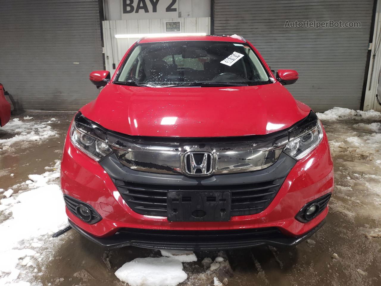 2019 Honda Hr-v Exl Red vin: 3CZRU5H77KM713076