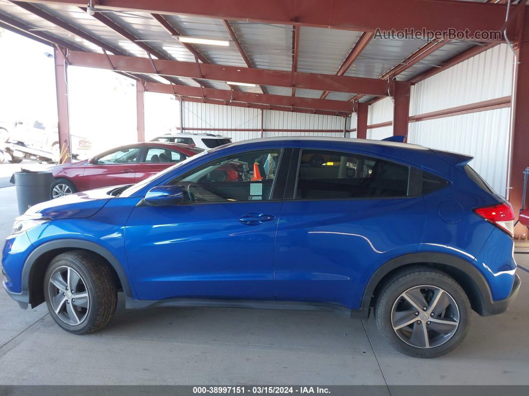 2021 Honda Hr-v 2wd Ex-l Blue vin: 3CZRU5H77MM728521