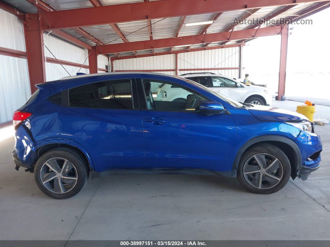 2021 Honda Hr-v 2wd Ex-l Blue vin: 3CZRU5H77MM728521