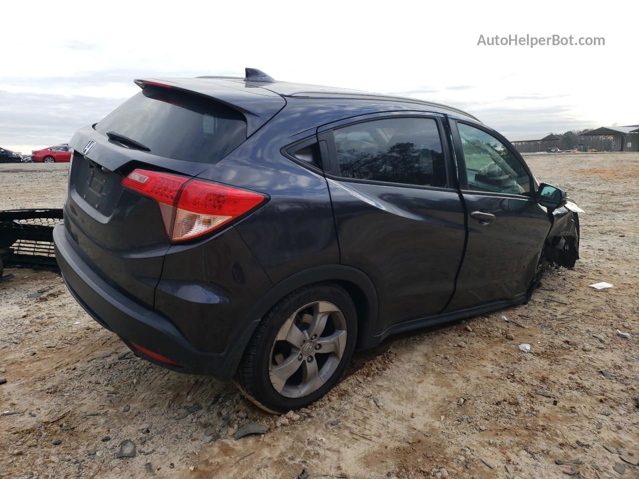 2016 Honda Hr-v Exl Серый vin: 3CZRU5H78GM714499