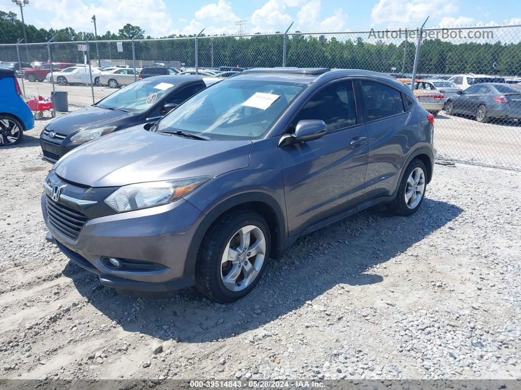 2016 Honda Hr-v Ex-l Черный vin: 3CZRU5H78GM729245