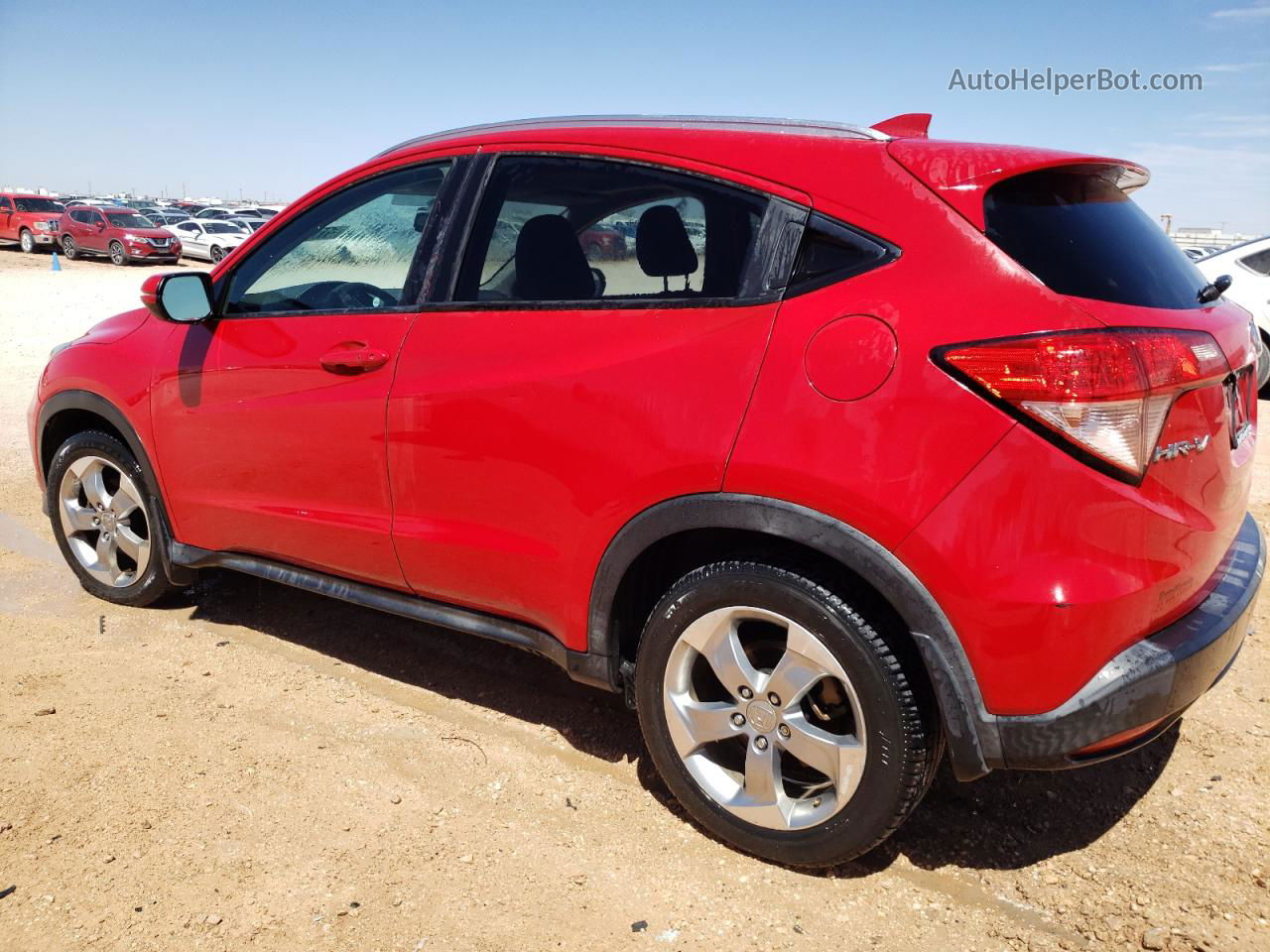 2017 Honda Hr-v Exl Red vin: 3CZRU5H78HM703357