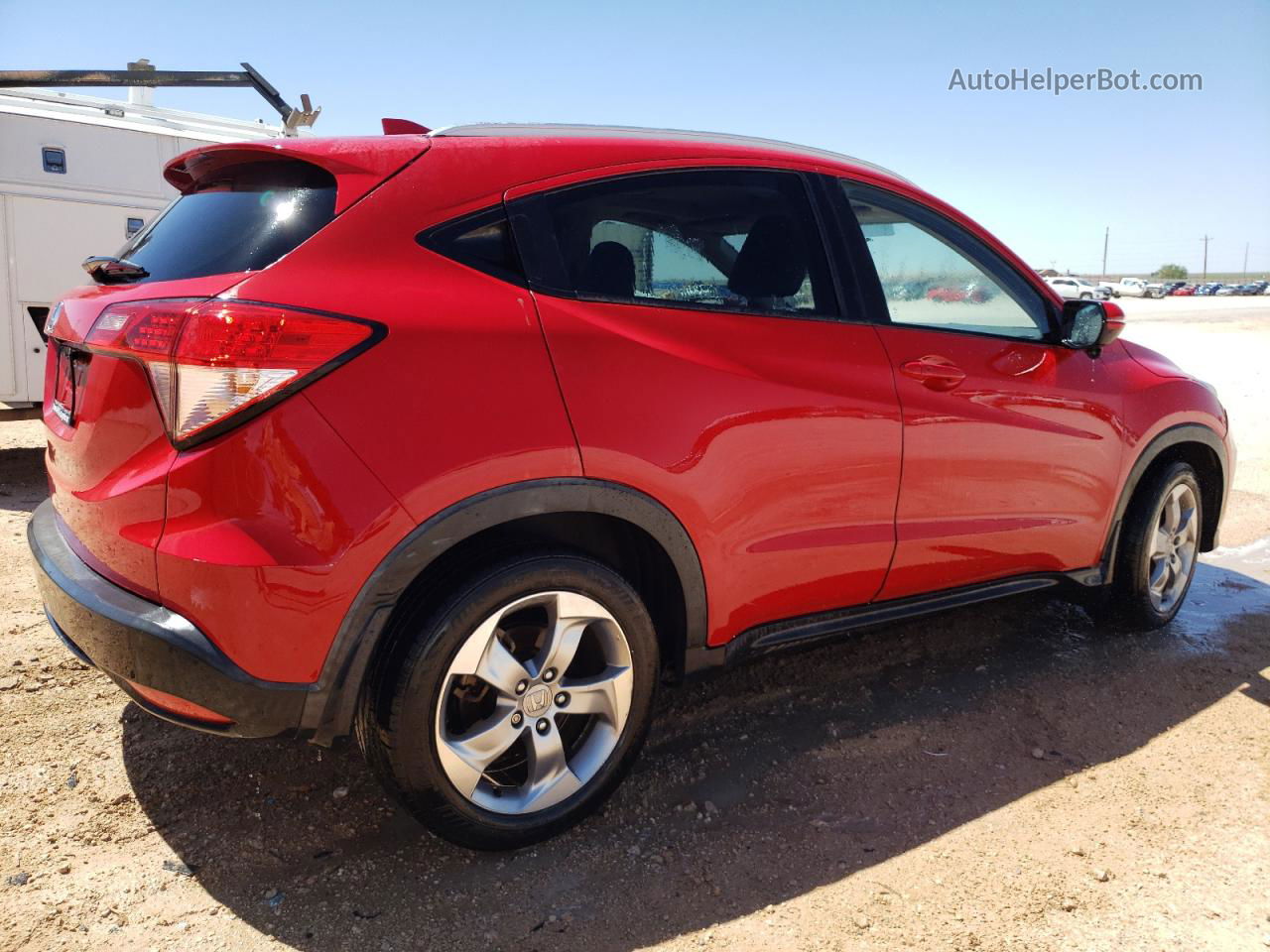 2017 Honda Hr-v Exl Red vin: 3CZRU5H78HM703357