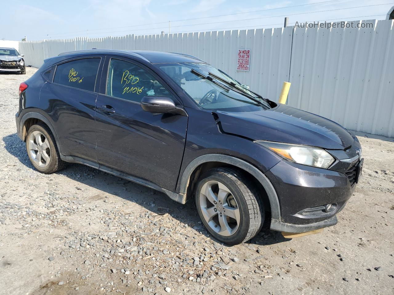 2016 Honda Hr-v Exl Gray vin: 3CZRU5H79GM742747