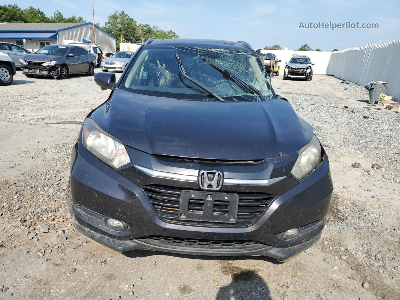 2016 Honda Hr-v Exl Gray vin: 3CZRU5H79GM742747