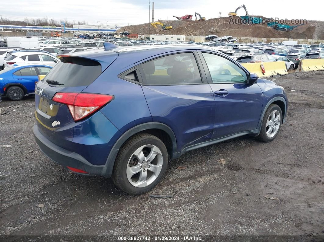 2016 Honda Hr-v Ex-l Dark Blue vin: 3CZRU5H79GM746944