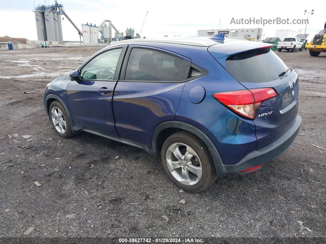 2016 Honda Hr-v Ex-l Dark Blue vin: 3CZRU5H79GM746944