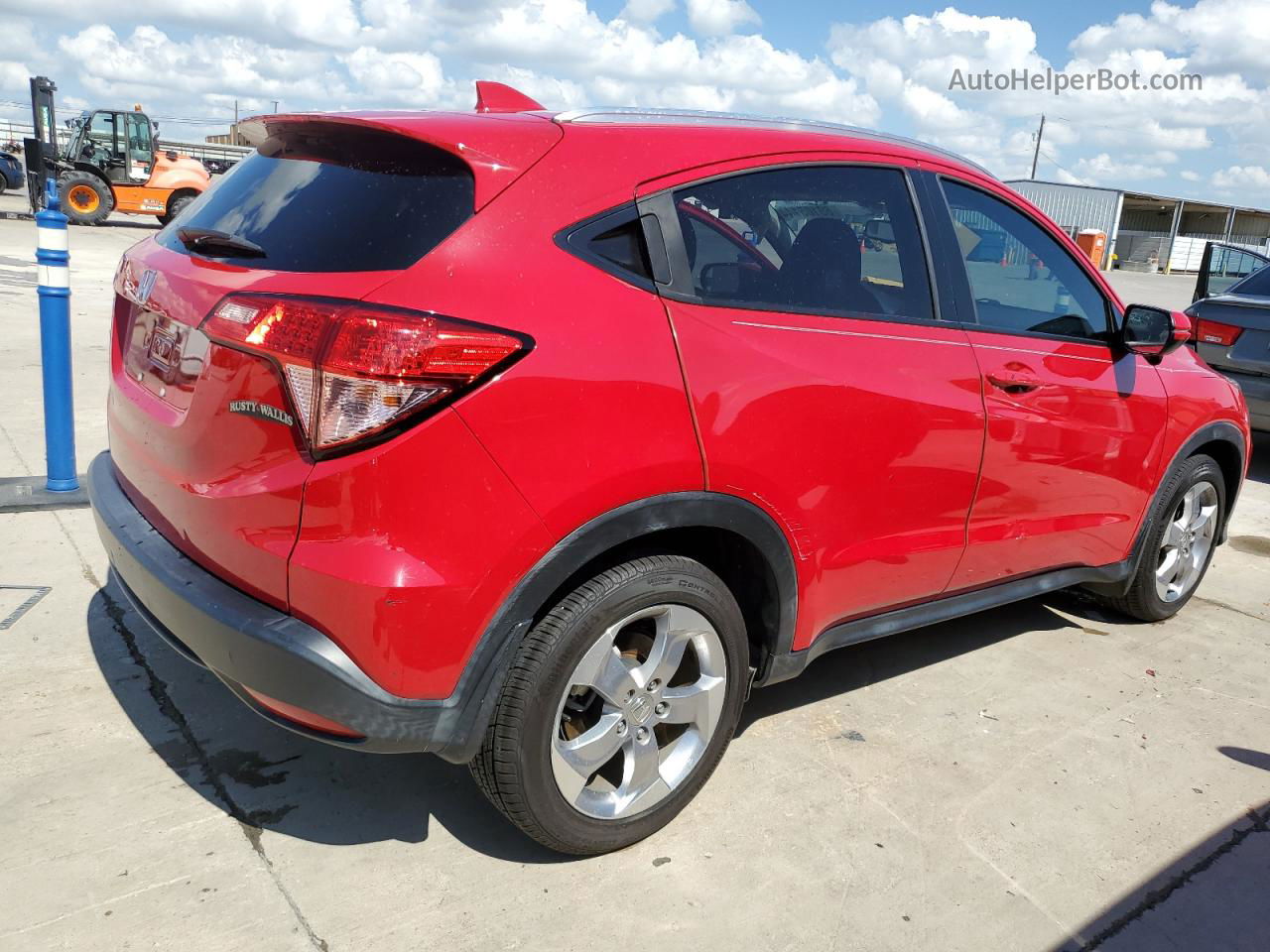 2017 Honda Hr-v Exl Red vin: 3CZRU5H79HM719972