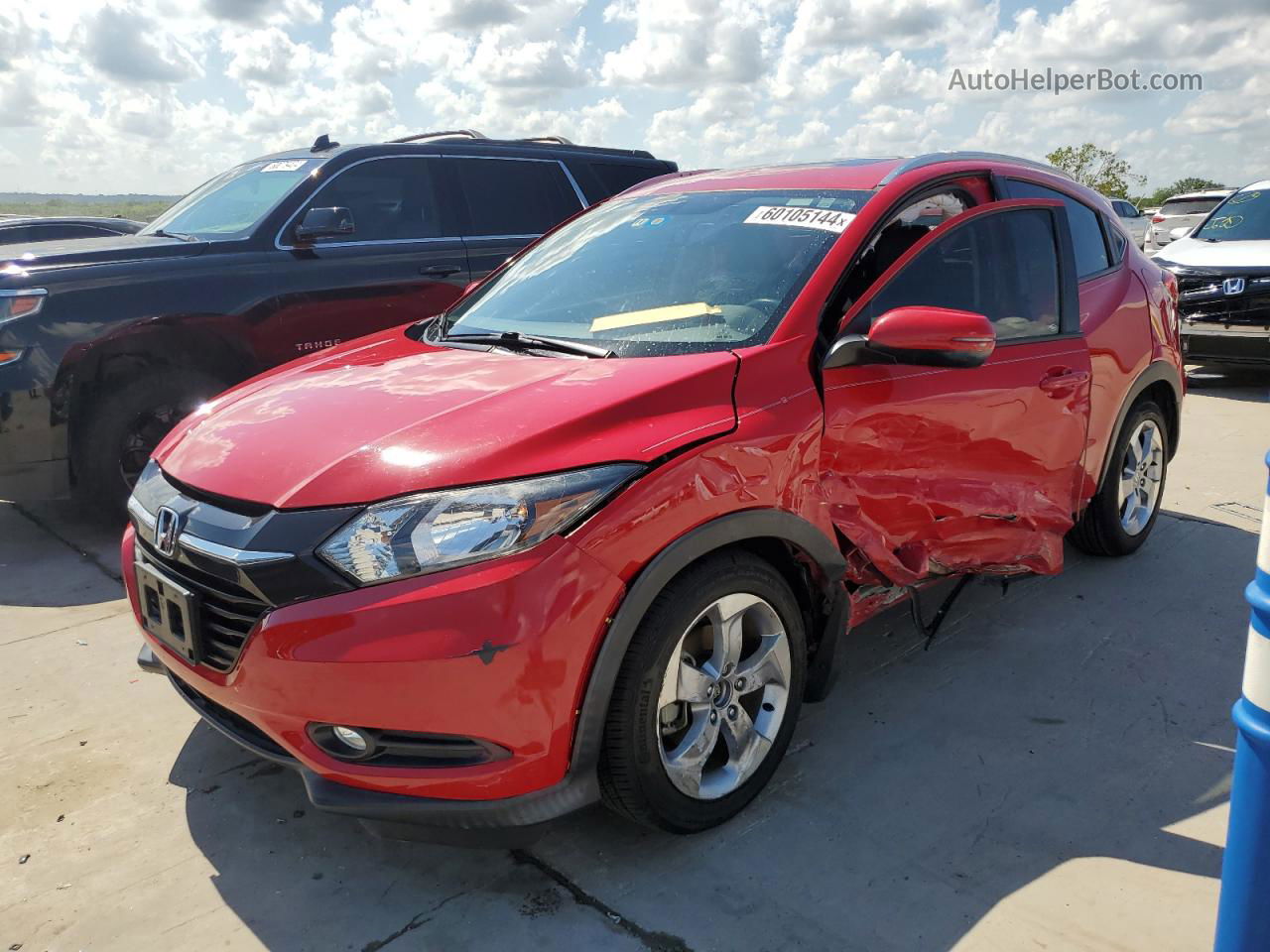 2017 Honda Hr-v Exl Red vin: 3CZRU5H79HM719972