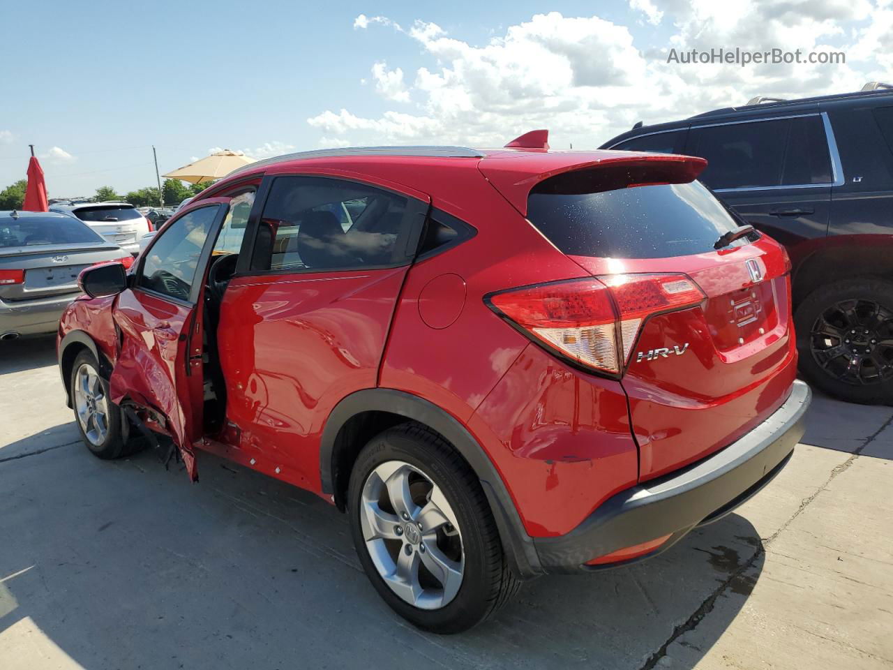 2017 Honda Hr-v Exl Red vin: 3CZRU5H79HM719972