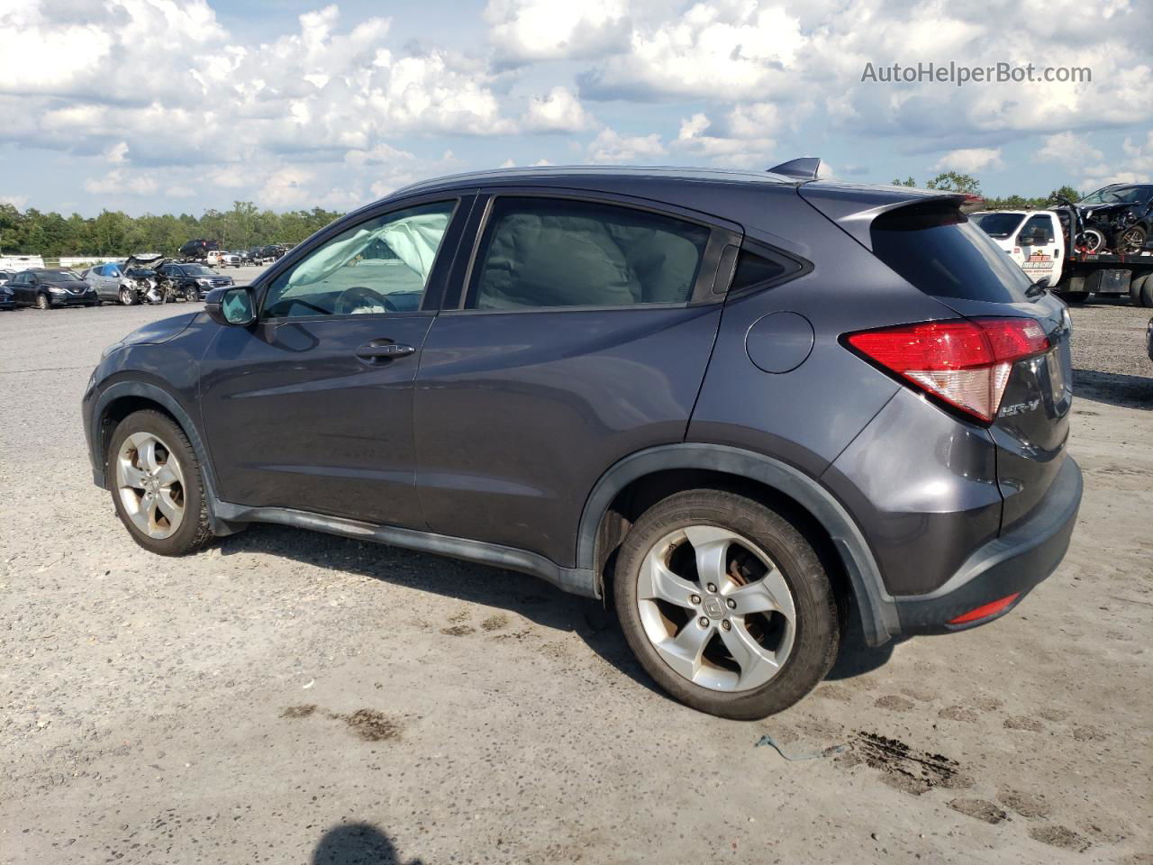 2016 Honda Hr-v Exl Gray vin: 3CZRU5H7XGM740473