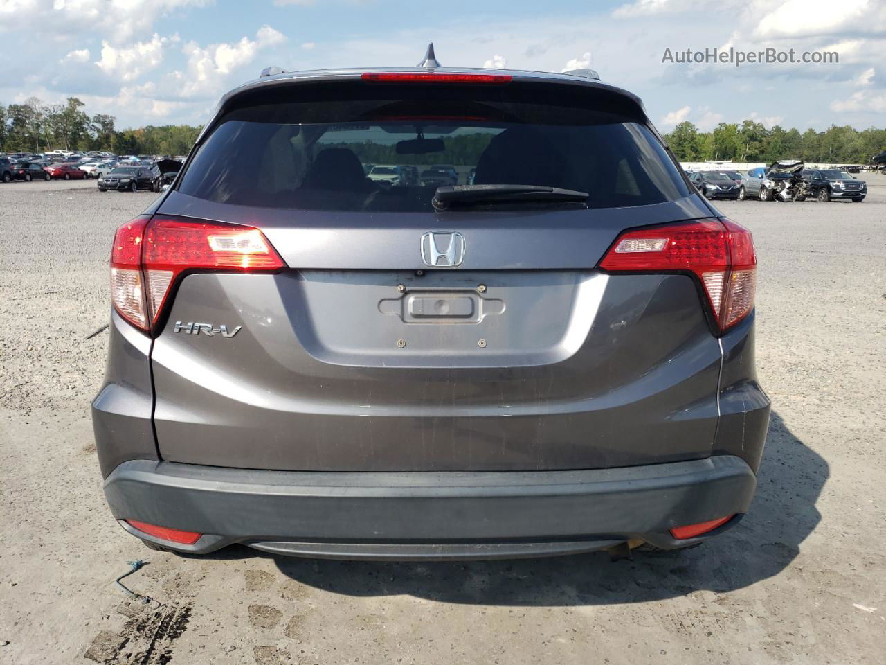 2016 Honda Hr-v Exl Серый vin: 3CZRU5H7XGM740473