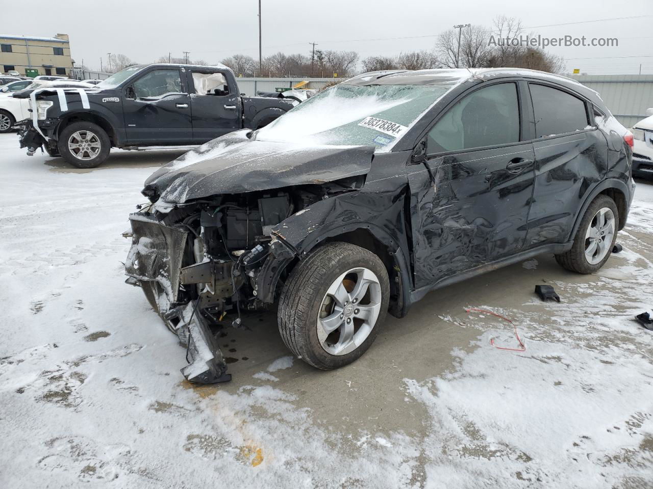 2017 Honda Hr-v Exl Black vin: 3CZRU5H7XHM700900