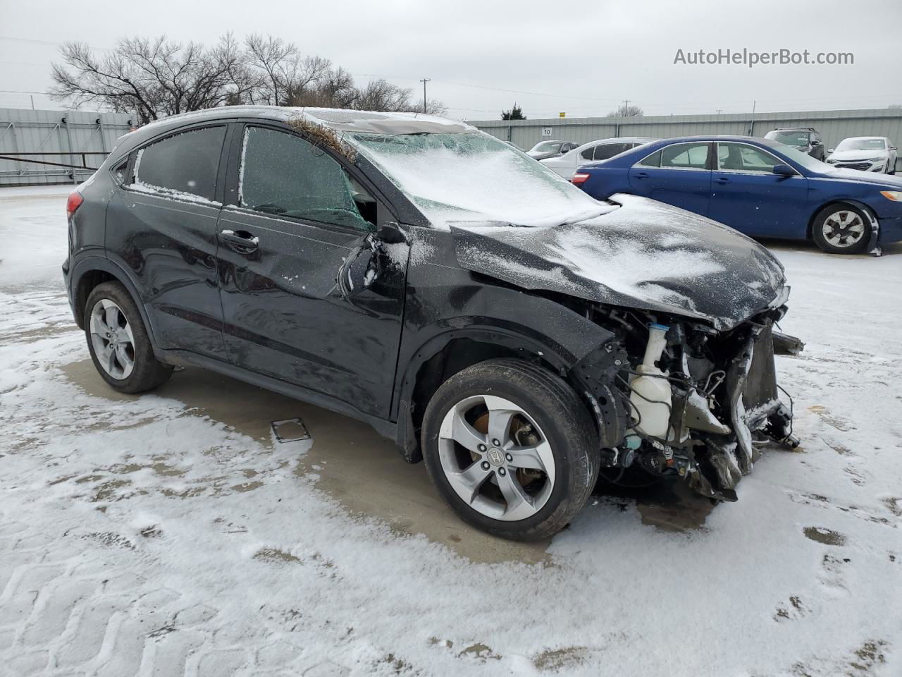 2017 Honda Hr-v Exl Black vin: 3CZRU5H7XHM700900