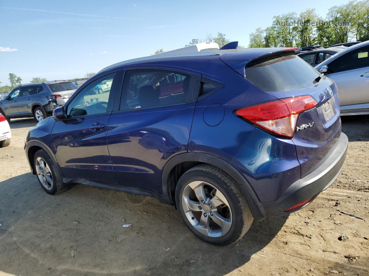 2017 Honda Hr-v Exl Blue vin: 3CZRU5H7XHM718412