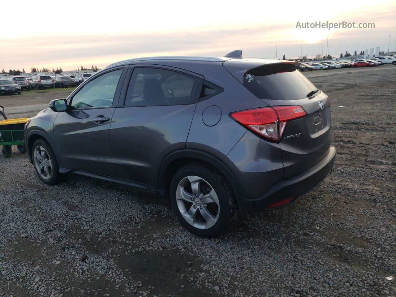 2017 Honda Hr-v Exl Gray vin: 3CZRU5H7XHM725988