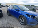 2021 Honda Hr-v 2wd Ex-l Blue vin: 3CZRU5H7XMM713382