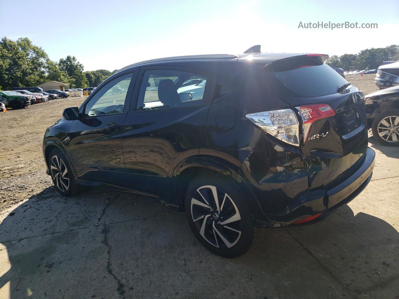 2019 Honda Hr-v Sport Black vin: 3CZRU6H10KG703831