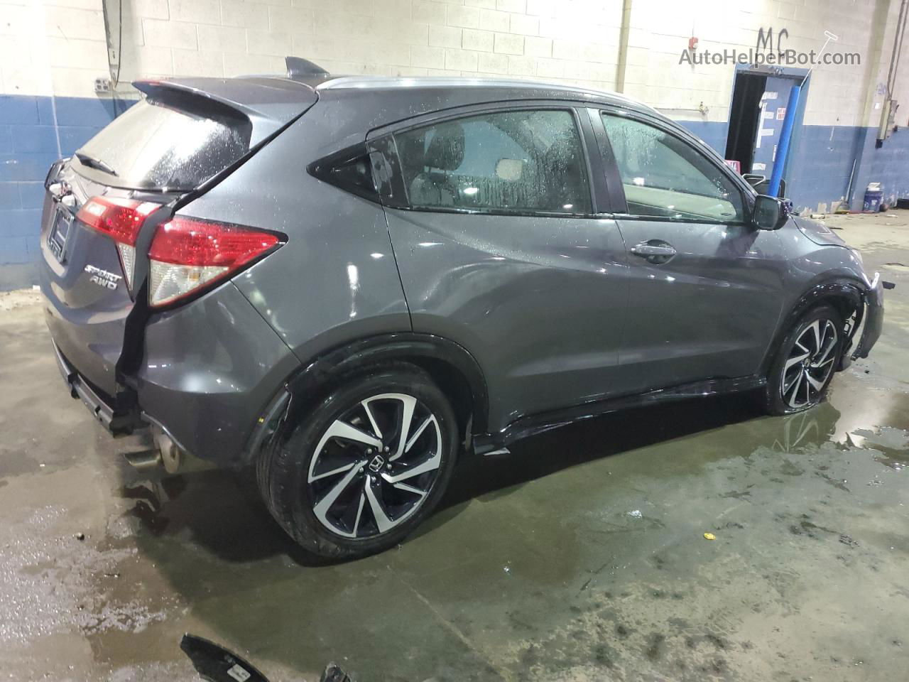 2019 Honda Hr-v Sport Серый vin: 3CZRU6H10KG710309