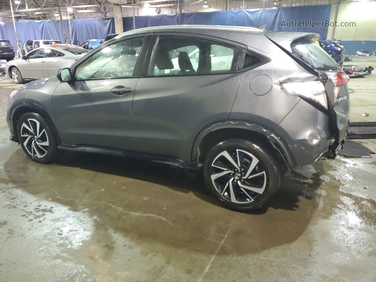 2019 Honda Hr-v Sport Серый vin: 3CZRU6H10KG710309