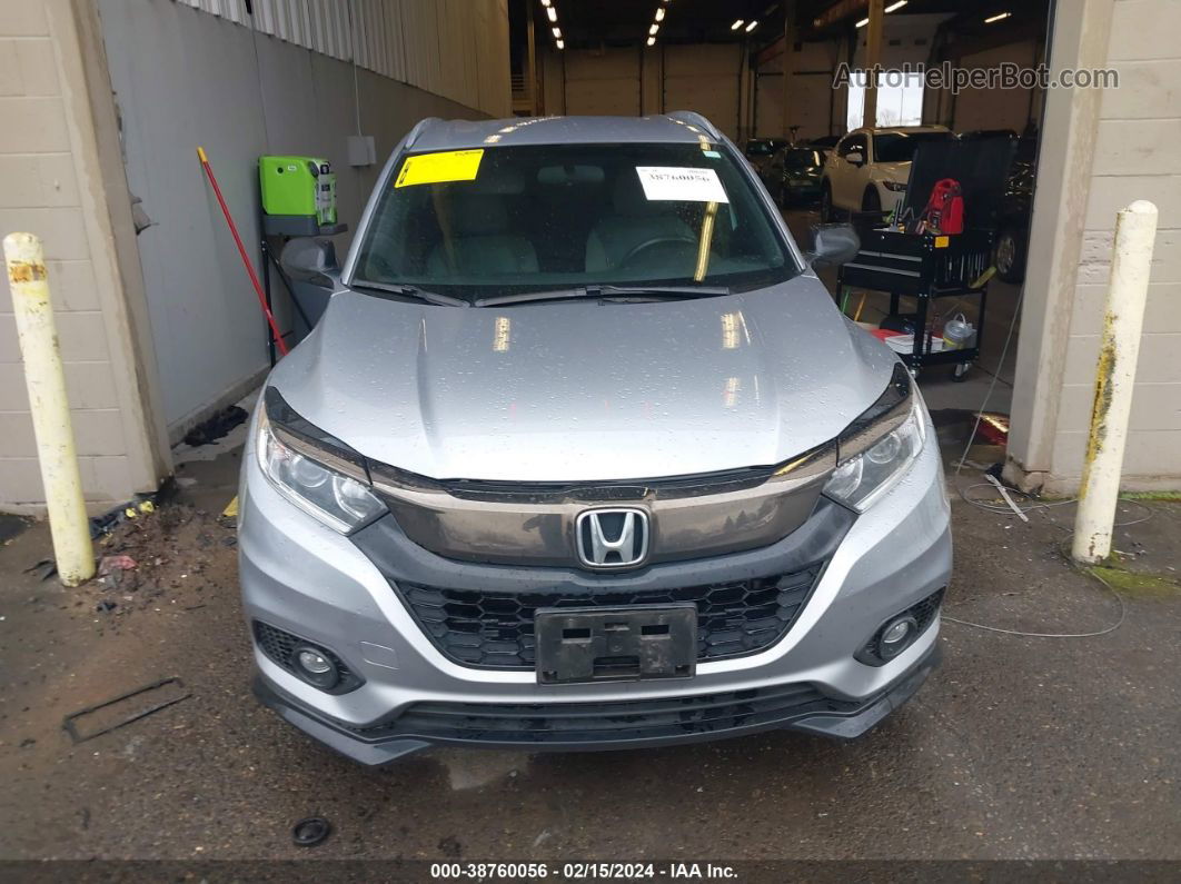 2019 Honda Hr-v Sport Silver vin: 3CZRU6H10KG723108