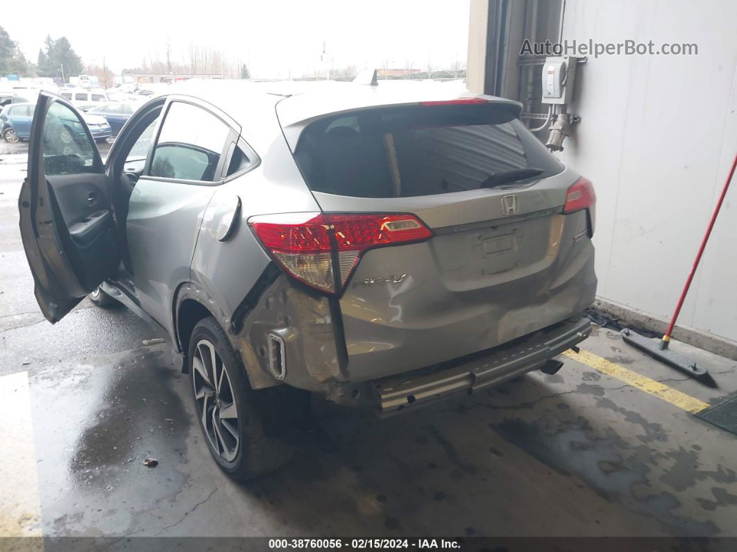 2019 Honda Hr-v Sport Silver vin: 3CZRU6H10KG723108