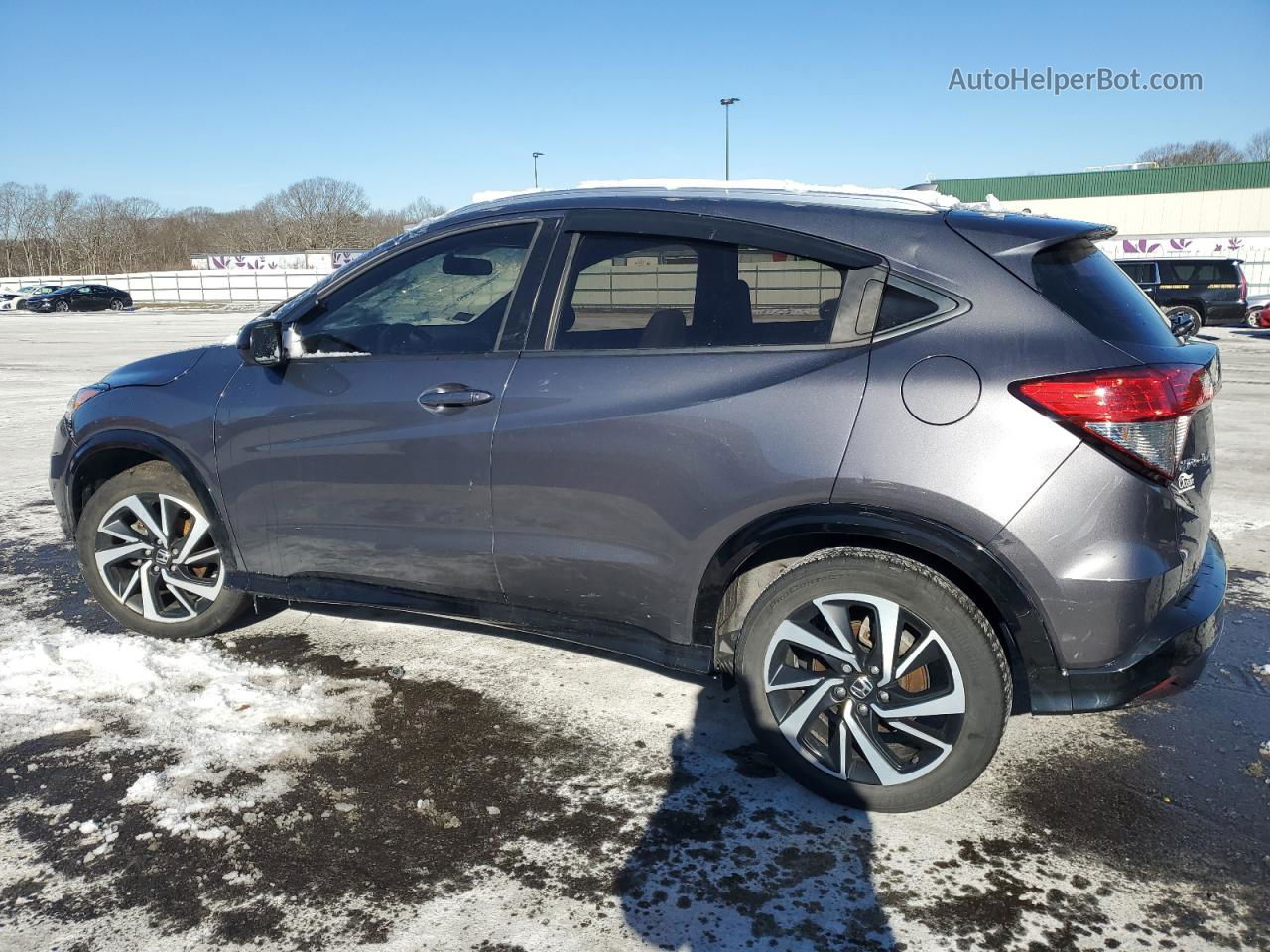 2019 Honda Hr-v Sport Gray vin: 3CZRU6H10KG733475