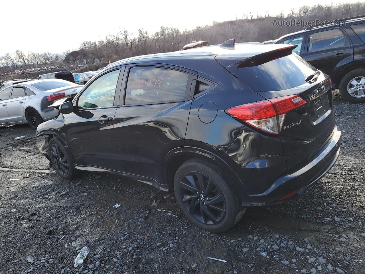 2021 Honda Hr-v Sport Black vin: 3CZRU6H10MM725560