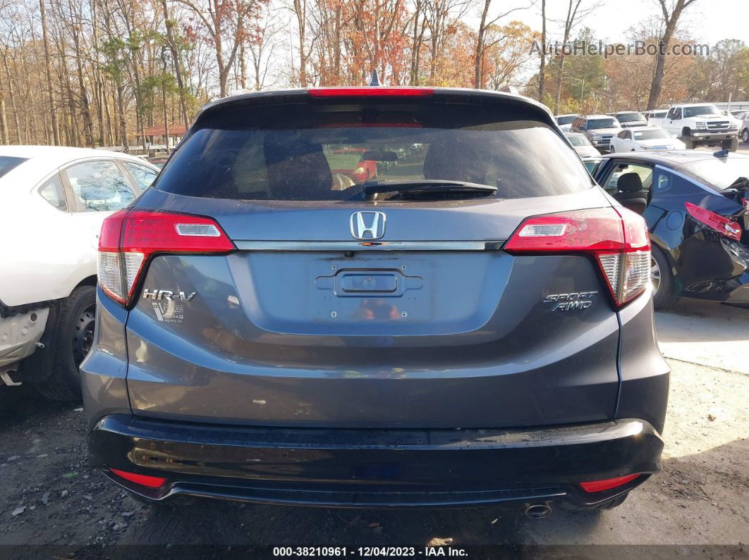 2021 Honda Hr-v Awd Sport Gray vin: 3CZRU6H10MM735151