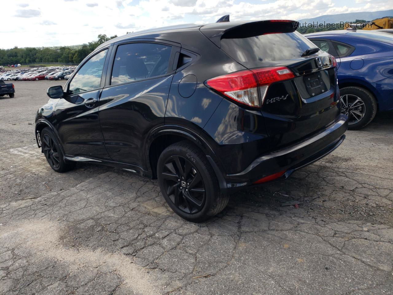 2021 Honda Hr-v Sport Black vin: 3CZRU6H10MM752872