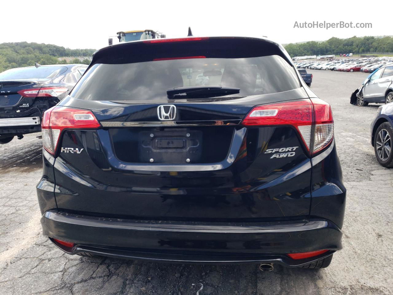 2021 Honda Hr-v Sport Black vin: 3CZRU6H10MM752872