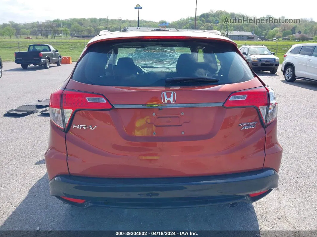 2019 Honda Hr-v Sport Orange vin: 3CZRU6H11KG706267