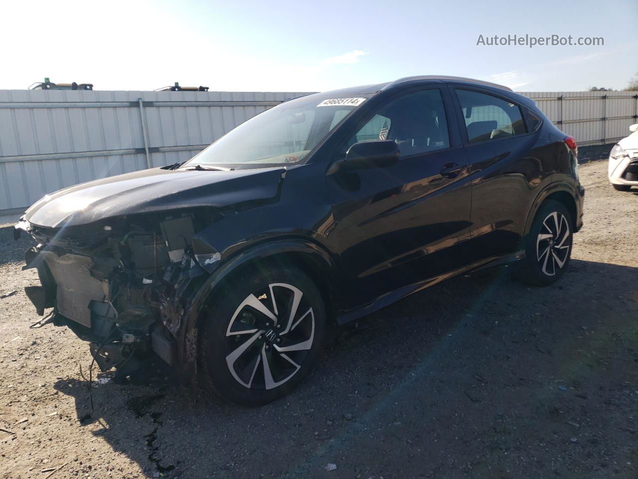 2019 Honda Hr-v Sport Черный vin: 3CZRU6H11KG707371