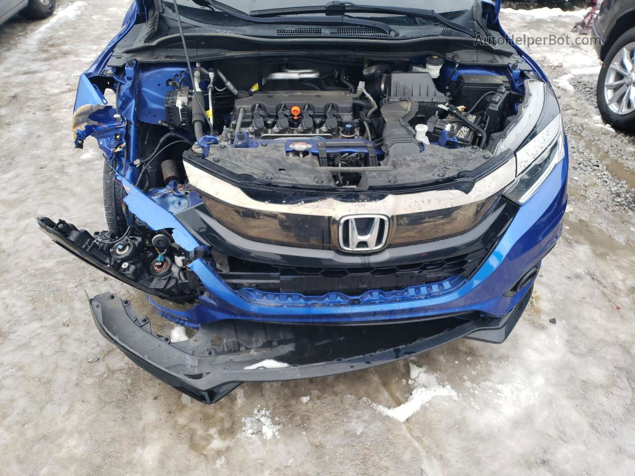 2019 Honda Hr-v Sport Blue vin: 3CZRU6H11KG709640