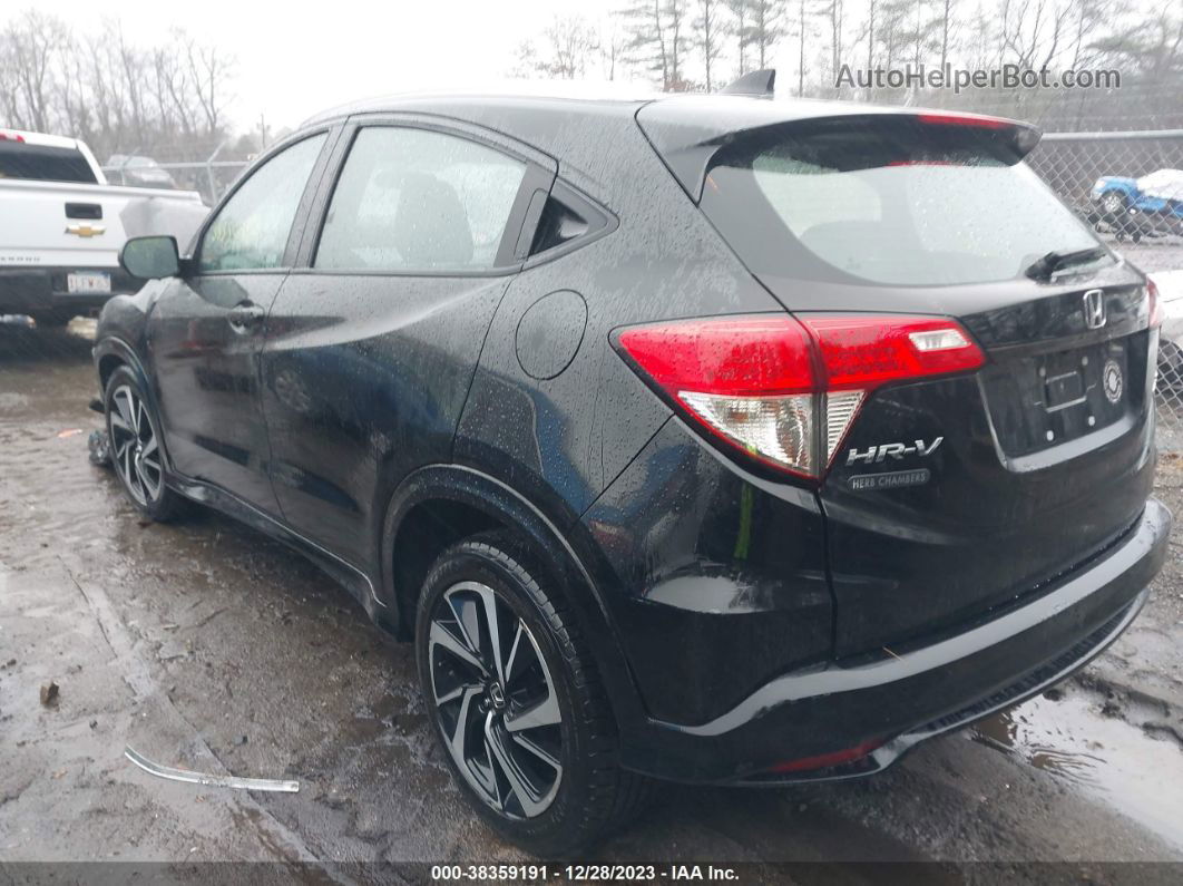 2019 Honda Hr-v Sport Black vin: 3CZRU6H11KG717057