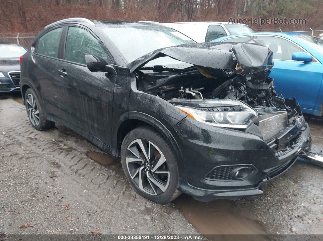 2019 Honda Hr-v Sport Black vin: 3CZRU6H11KG717057