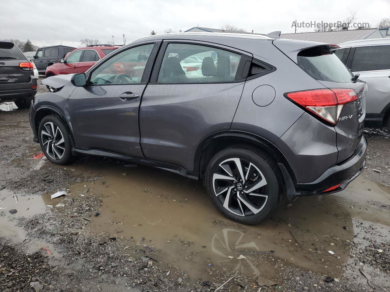 2019 Honda Hr-v Sport Gray vin: 3CZRU6H11KG718631