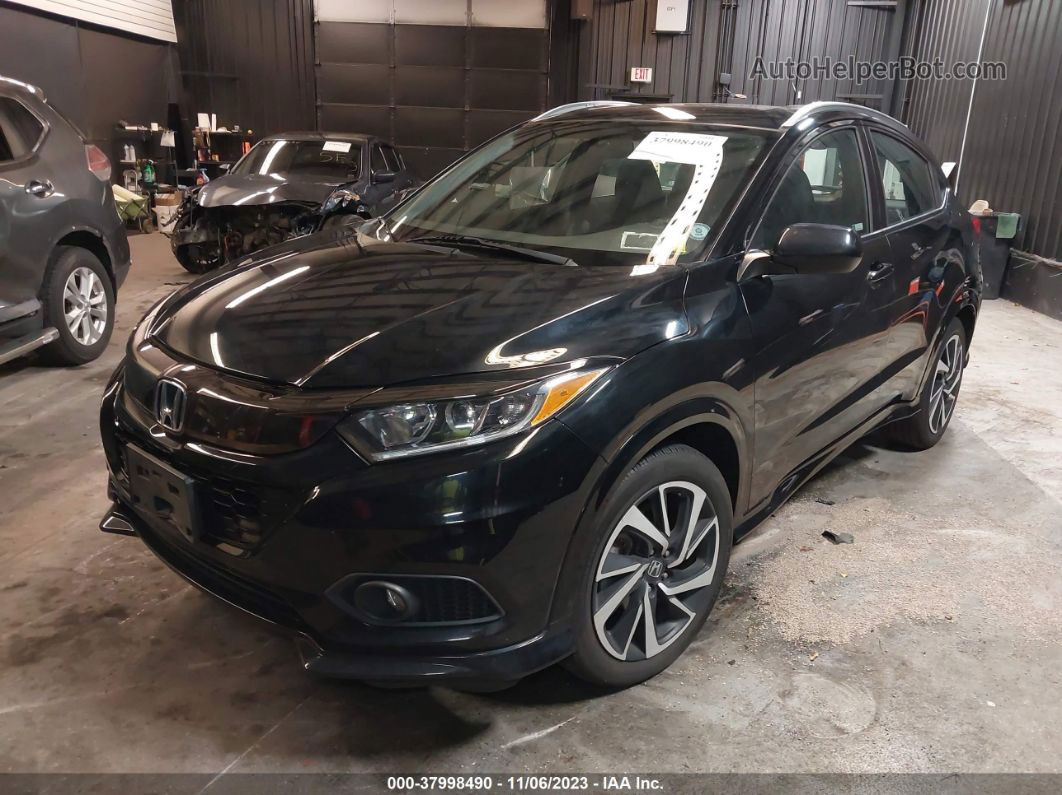 2019 Honda Hr-v Sport Black vin: 3CZRU6H11KG732772