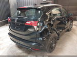 2019 Honda Hr-v Sport Black vin: 3CZRU6H11KG732772