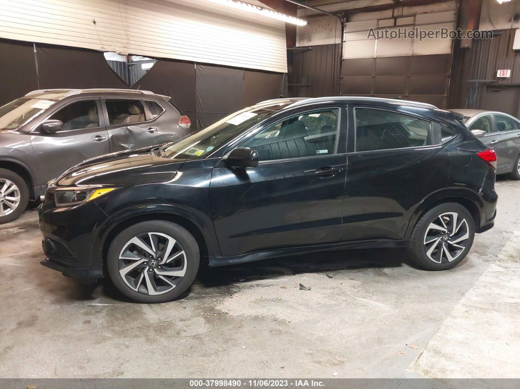 2019 Honda Hr-v Sport Black vin: 3CZRU6H11KG732772