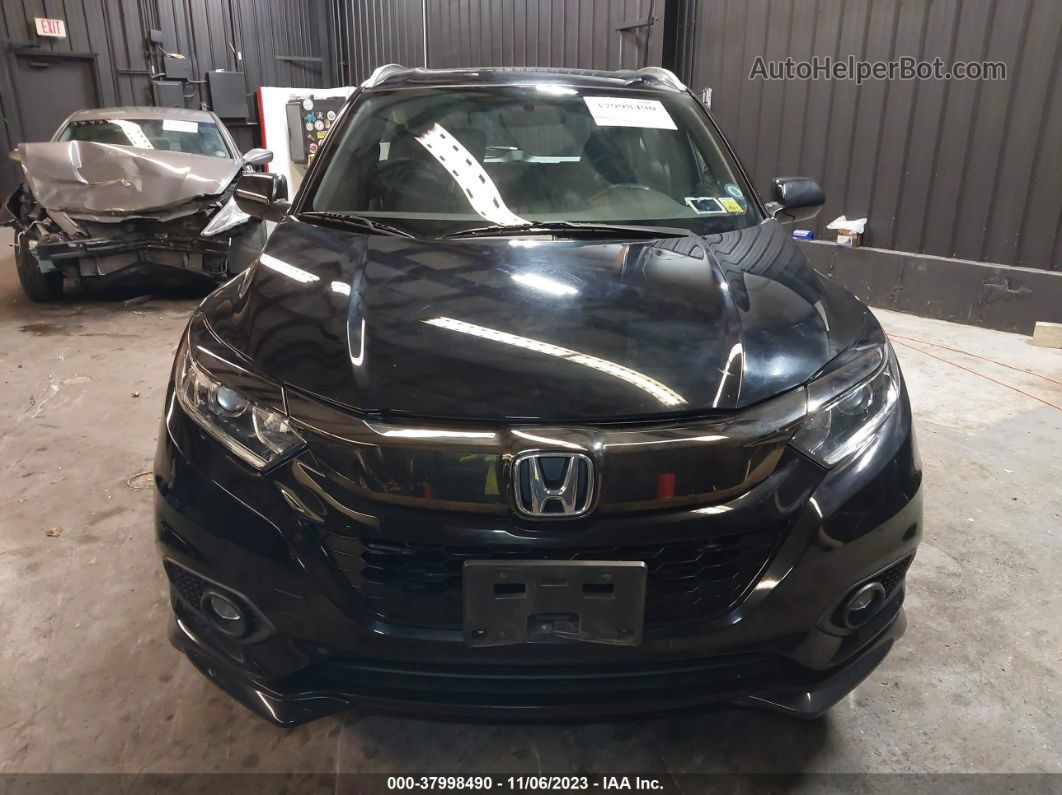 2019 Honda Hr-v Sport Black vin: 3CZRU6H11KG732772