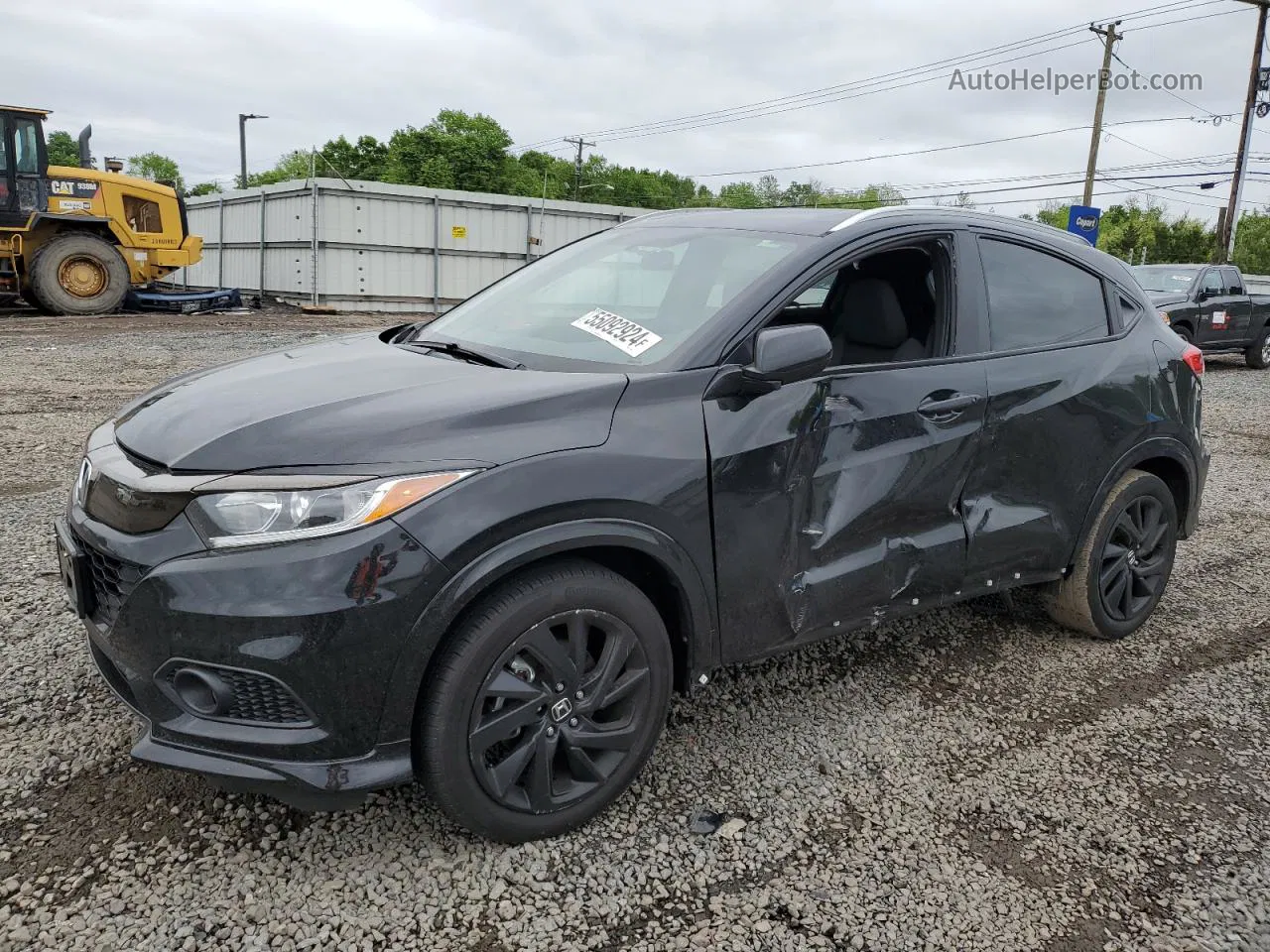 2021 Honda Hr-v Sport Black vin: 3CZRU6H11MM715460