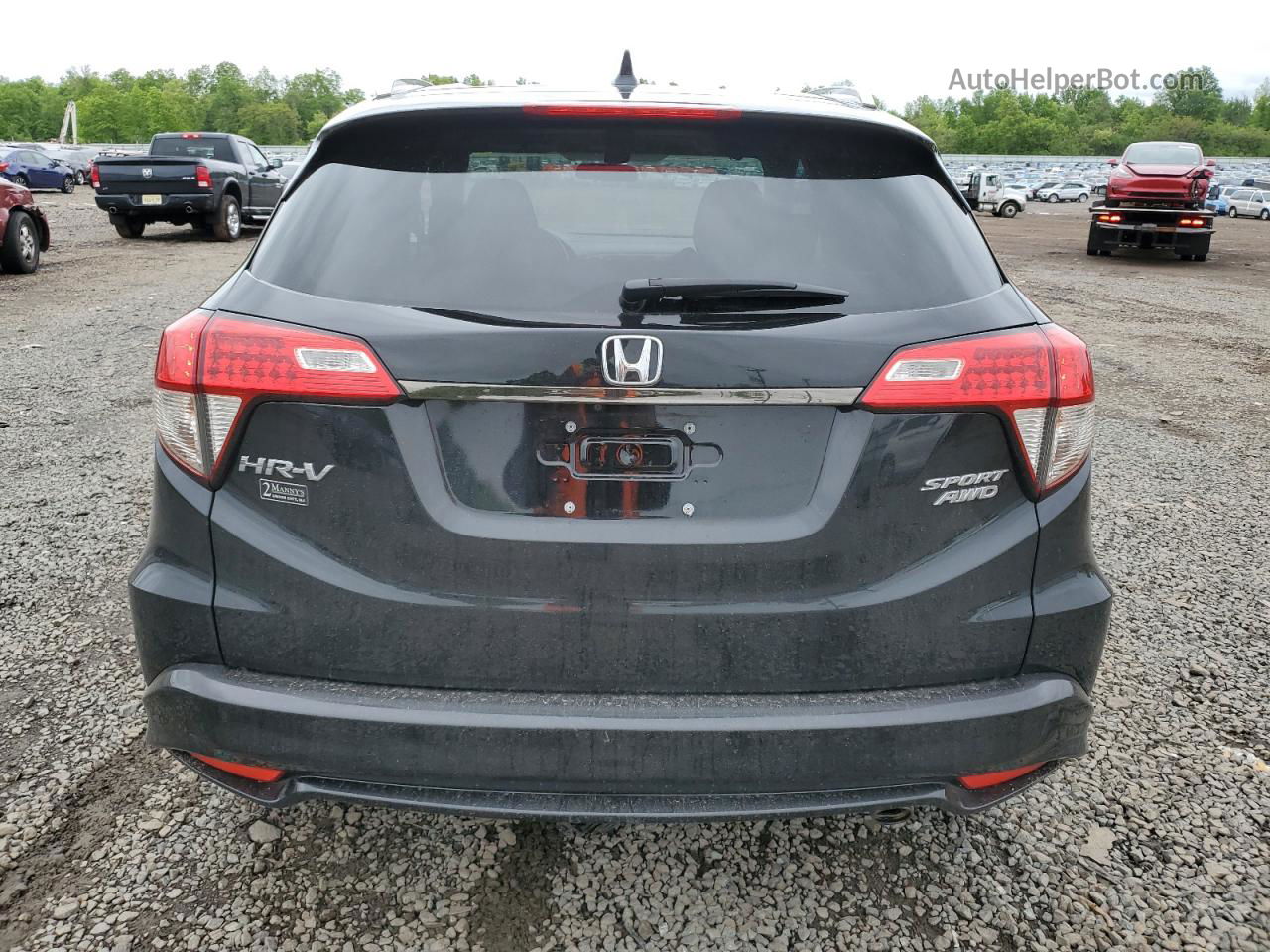 2021 Honda Hr-v Sport Black vin: 3CZRU6H11MM715460